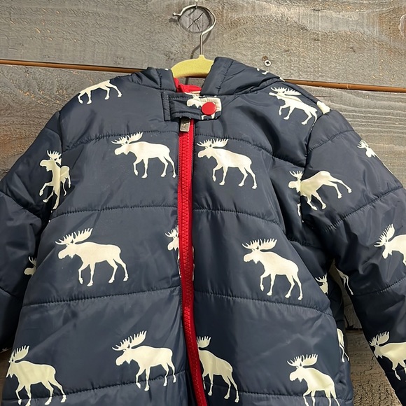 Hatley Jackets & Coats Euc Hatley Moose Silhouettes Snowsuit Navy